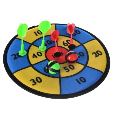 Tarcza z piłeczkami/rzutkami na rzep MEGA CREATIVE 462724