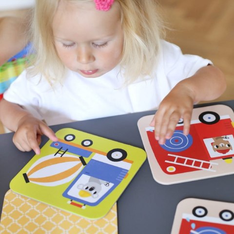 Układanka edukacyjna Memory Duuuże Pojazdy CZU CZU 490951
