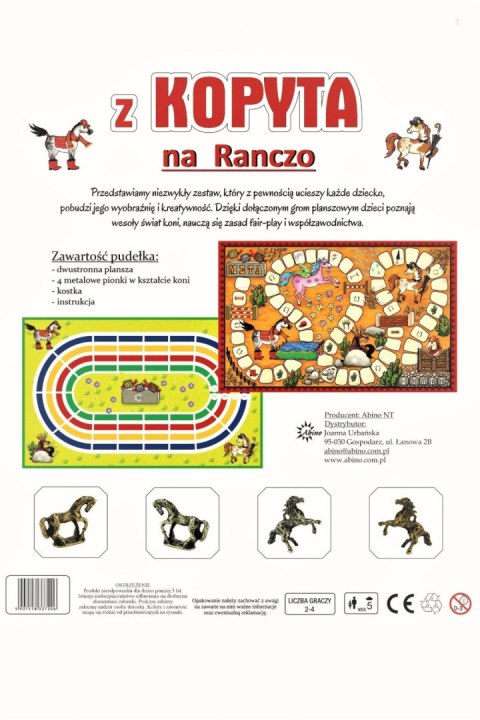 Z Kopyta - Na Rancho Gra planszowa ABINO