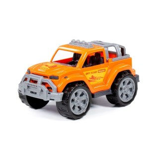 Auto Jeep pomarańczowe 26X15X15 legionista w siatce WADER POLESIE 87621 WADP