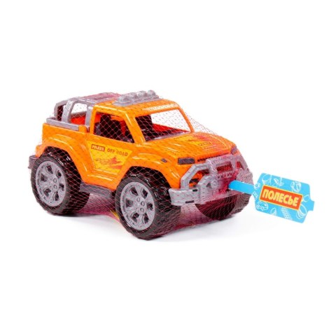 Auto Jeep pomarańczowe 26X15X15 legionista w siatce WADER POLESIE 87621 WADP