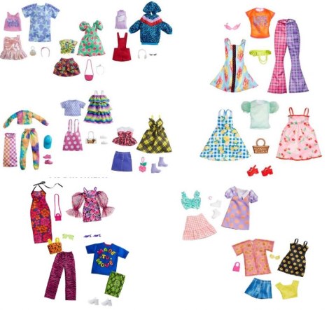 BRB UBRANKA AKCESORIA 2 PAK MIX GWF04 WB8