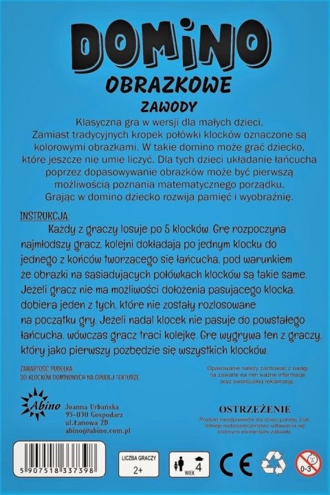 Domino obrazkowe Zawody od ABINO