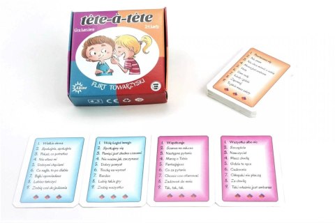 Flirt Towarzyski Tete-a-Tete Gra Karciana ABINO