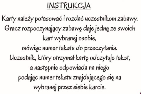 Flirt Towarzyski Tete-a-Tete Gra Karciana ABINO