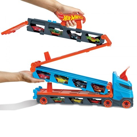 HW CITY TRANSPORTER WYSCIGOWY 2W1 GVG37 PUD2