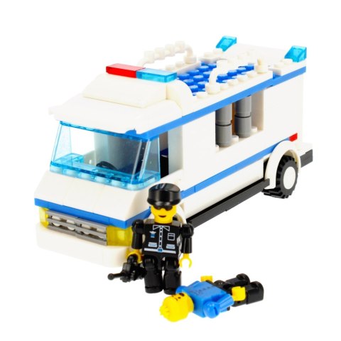 Klocki konstrukcyjne 134 elementy Policja alleBLOX 478227