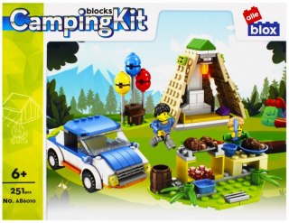 Klocki konstrukcyjne 251 elementów Kamping alleBLOX 478245