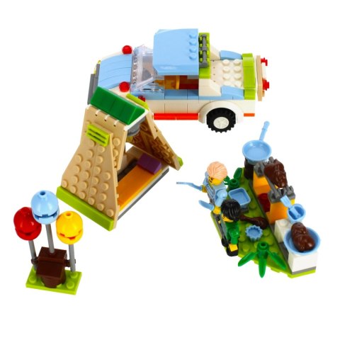 Klocki konstrukcyjne 251 elementów Kamping alleBLOX 478245