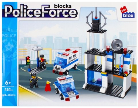Klocki konstrukcyjne 252 elementów Policja alleBLOX 478240