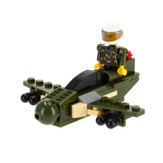 Klocki konstrukcyjne 63-64 elementy Militaria alleBLOX 477374