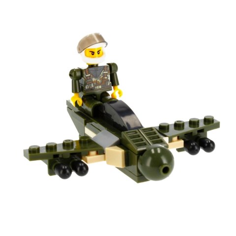 Klocki konstrukcyjne 63-64 elementy Militaria alleBLOX 477374
