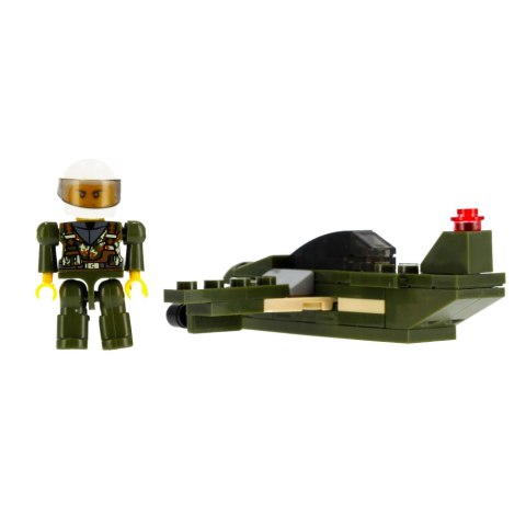 Klocki konstrukcyjne 63-64 elementy Militaria alleBLOX 477374
