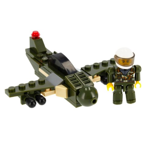 Klocki konstrukcyjne 63-64 elementy Militaria alleBLOX 477374