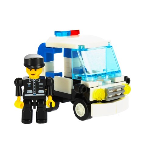 Klocki konstrukcyjne 63-64 elementy Policja alleBLOX 477373