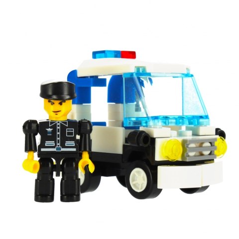 Klocki konstrukcyjne 63-64 elementy Policja alleBLOX 477373