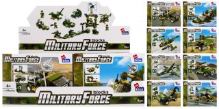 Klocki konstrukcyjne 96-104 elementy Militaria alleBLOX 478226