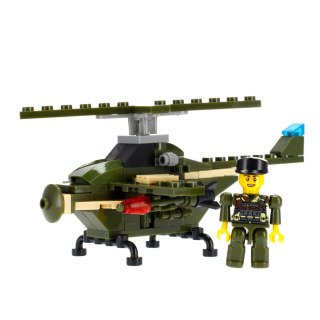 Klocki konstrukcyjne 96-104 elementy Militaria alleBLOX 478226
