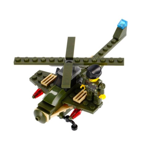 Klocki konstrukcyjne 96-104 elementy Militaria alleBLOX 478226