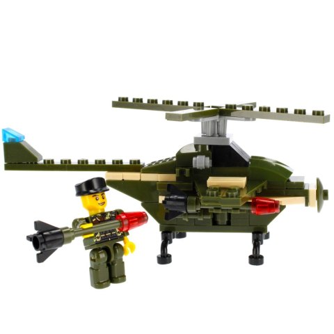Klocki konstrukcyjne 96-104 elementy Militaria alleBLOX 478226