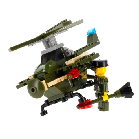 Klocki konstrukcyjne 96-104 elementy Militaria alleBLOX 478226