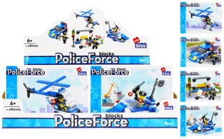 Klocki konstrukcyjne 96-104 elementy Policja alleBLOX 478225