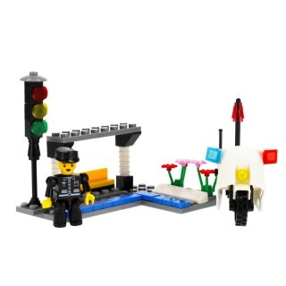 Klocki konstrukcyjne 96-104 elementy Policja alleBLOX 478225