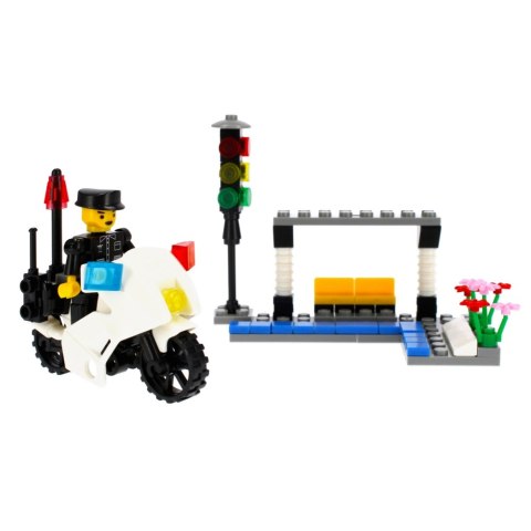 Klocki konstrukcyjne 96-104 elementy Policja alleBLOX 478225