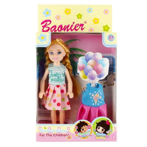 Lalka 15 cm z akcesoriami w ubranku MEGA CREATIVE 471573