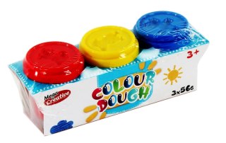 Masa plastyczna 3 kolory tuba MEGA CREATIVE 471253
