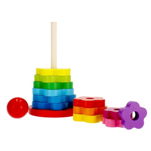 Piramidka drewniana Wooden MEGA CREATIVE 474355