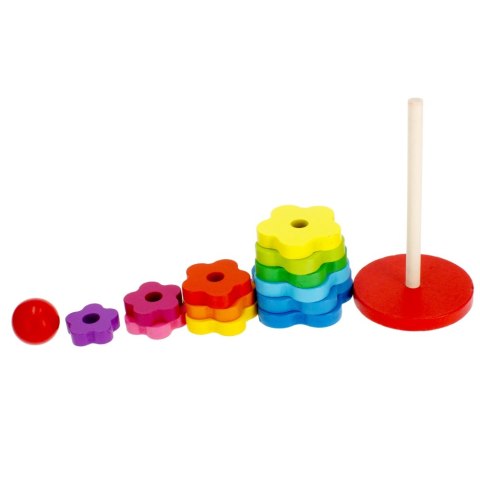Piramidka drewniana Wooden MEGA CREATIVE 474355