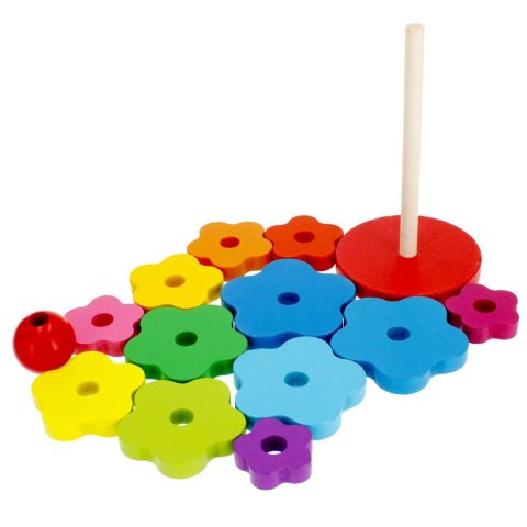Piramidka drewniana Wooden MEGA CREATIVE 474355