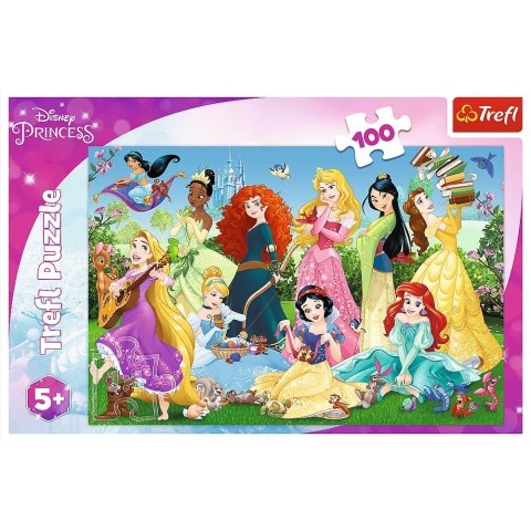 Puzzle 100 elementów Księżniczki Disney TREFL 476357