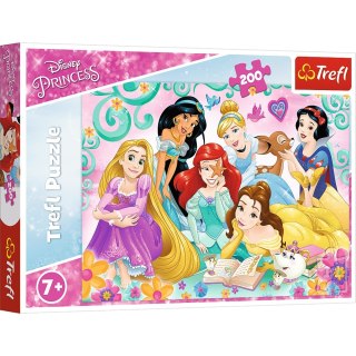 Puzzle 200 elementów Radosny Świat Księżniczek TREFL 13268