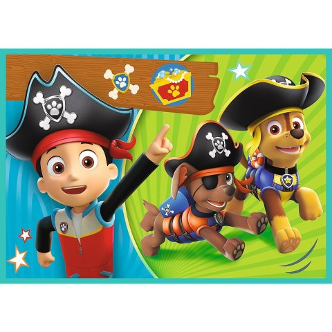 Puzzle 4w1 Wesoła Ekipa Psi Patrol TREFL 34346