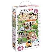 Puzzle 84 elementy Stadnina Koni CZU CZU 491255