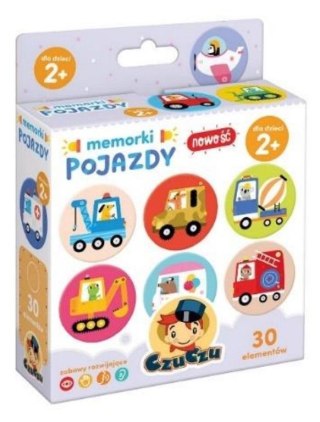 Układanka edukacyjna Memory Pojazdy 30el. PUD. CZUCZU 491279