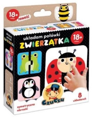 Układanka edukacyjna Zwierzątka 8X2el. PUD CZUCZU 491194