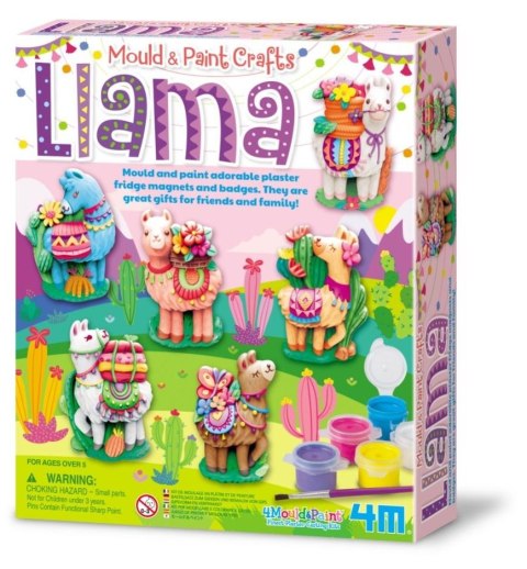 Zestaw kreatywny Odlewy Gips Lama RUSSELL 4754