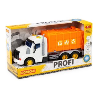 Auto ciężarowe Śmieciarka 34x12x19 pomarańczowa WADER POLESIE 86501 WADP