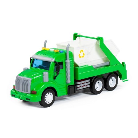 Auto ciężarowe kontener 34x12x19 zielone WADER POLESIE 86259 WADP