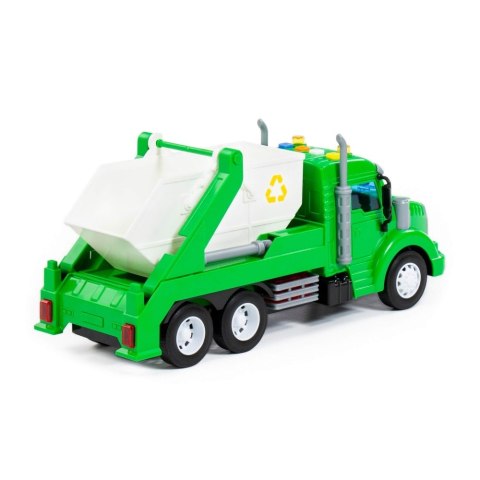 Auto ciężarowe kontener 34x12x19 zielone WADER POLESIE 86259 WADP