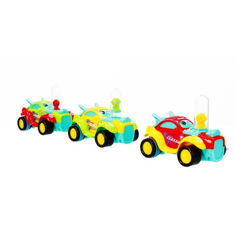 Auto wyścigowe 13 cm Cartoon mix MEGA CREATIVE 482054