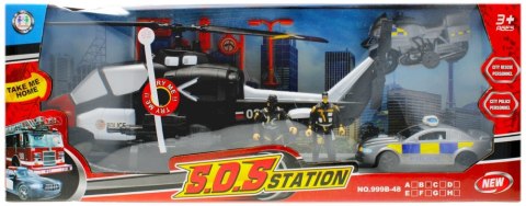 Helikopter na baterię Policja z akcesoriami MEGA CREATIVE 481423