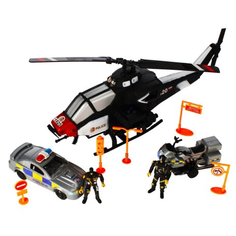Helikopter na baterię Policja z akcesoriami MEGA CREATIVE 481423