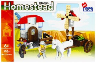 Klocki konstrukcyjne 183 elementów Farma alleBLOX 478253