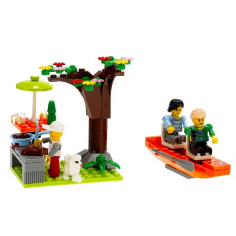 Klocki konstrukcyjne 343 elementy Kamping alleBLOX 478256