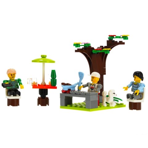 Klocki konstrukcyjne 343 elementy Kamping alleBLOX 478256