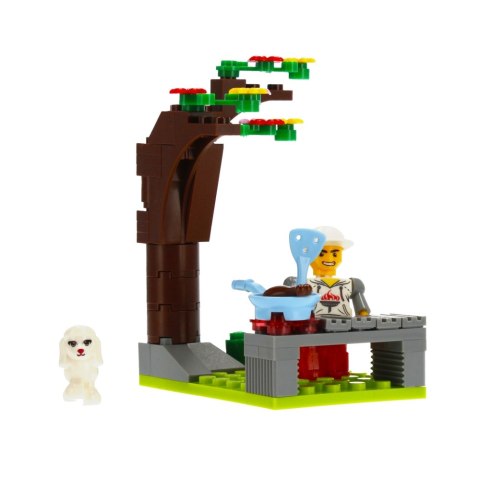 Klocki konstrukcyjne 343 elementy Kamping alleBLOX 478256